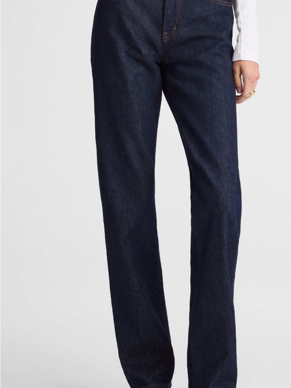 Madewell Longline Straight Jean Rinse Wash Size 25T